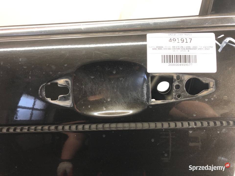 DRZWI LEWY PRZÓD HONDA CRV III Minivan Drzwi