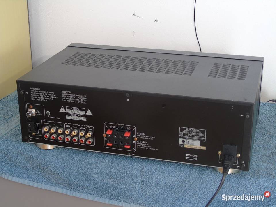 Japoński amplituner Pioneer SX203 RDS ładny i Amplitunery