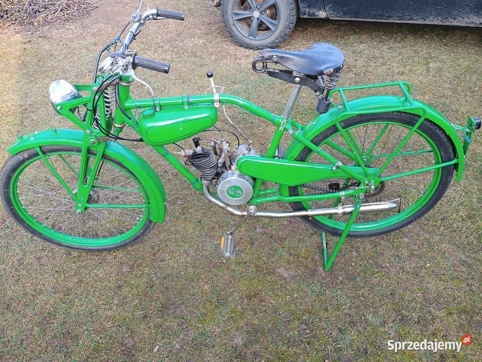 Bismarck z silnikiem Sachs 74 1932r zabytkowy motorower warmińsko-mazurskie Kurzętnik sprzedam