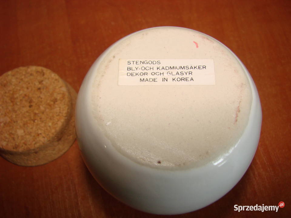 Stengods mały ceramiczny pojemnik