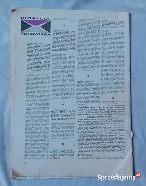 Hodowca Drobnego Inwentarza 4 1977 r Koźminek