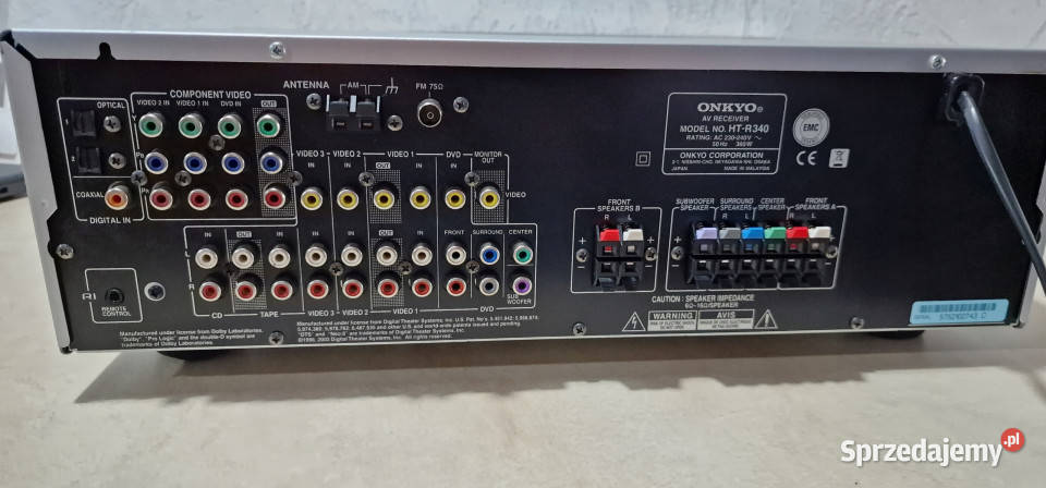 Wzmacniacz CD Reciver Onkyo HT R 340 HTR340 Międzychód