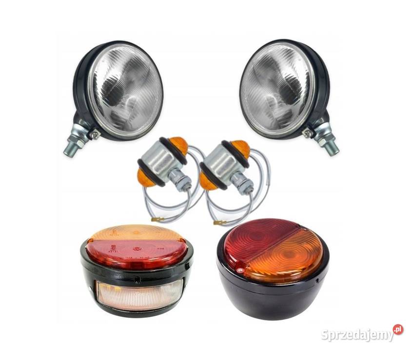 ZESTAW LAMP URSUS C330 LAMPY REFLEKTORY PRZEDNIE Poznań