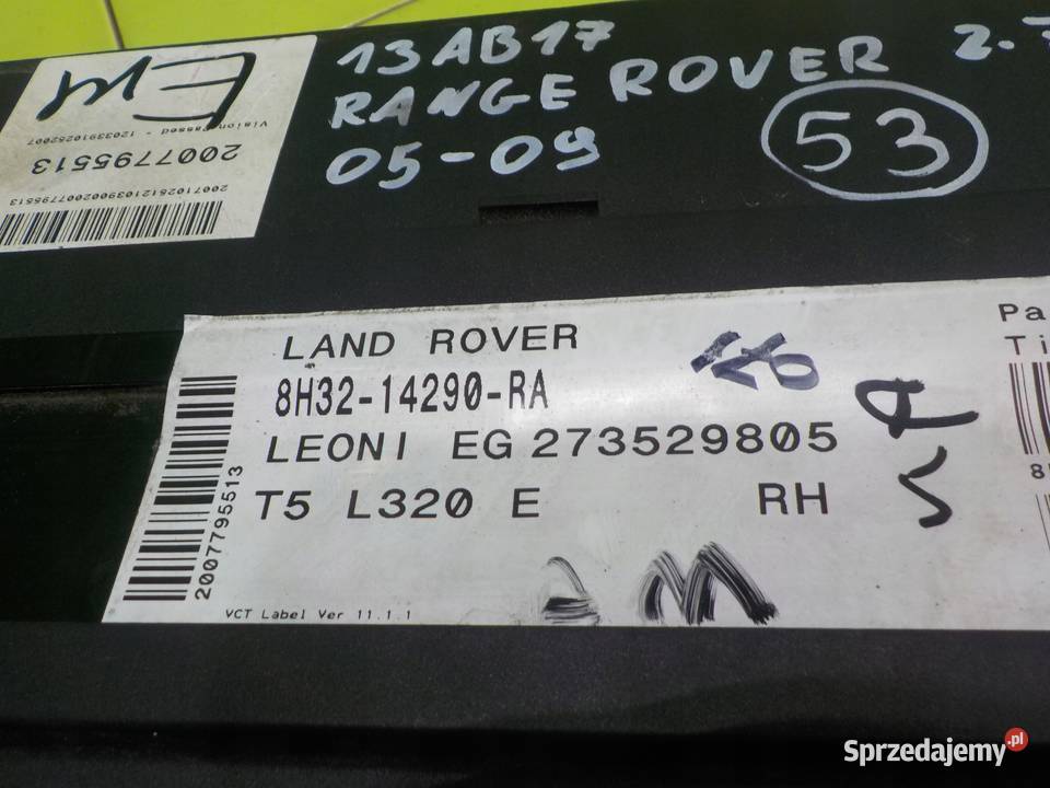 RANGE ROVER SPORT I 27 TDV6 07r skrzynka mazowieckie Suków sprzedam