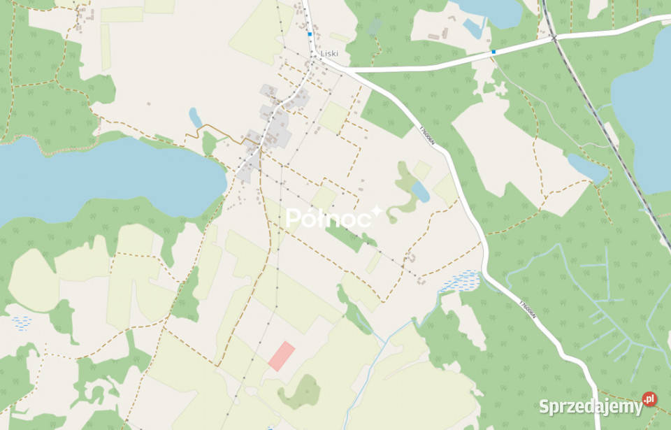 Działka rolna Liski gm Stare Juchy jezioro 66m