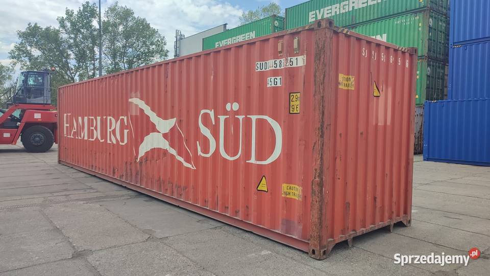 SPRZEDAM UŻYWANE Kontenery morskie 40HC CW 12 Łowicz