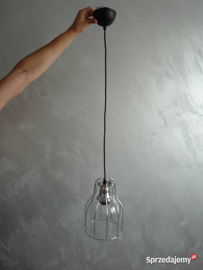 Lampa kuchenna na czarnym kablu 1m małopolskie Kraków