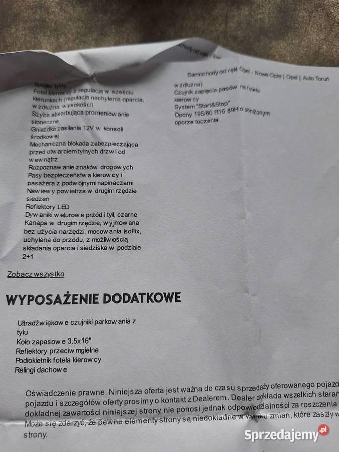 OPEL Crossland X Wersja limitowana 2020 r 1200cm3