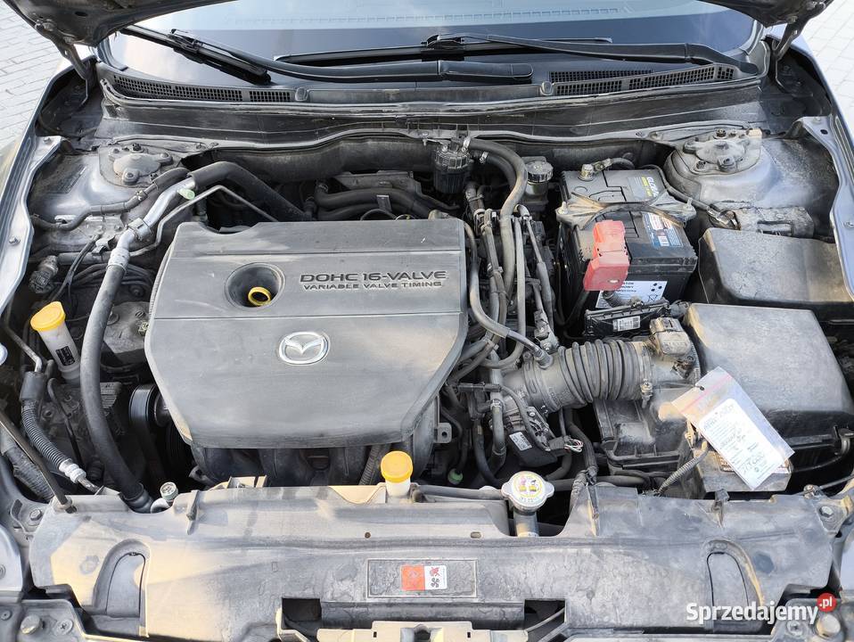 Mazda 6 25 MZR Benzyna 170koni Full Tempomat Gaz poduszka powietrzna Chełm