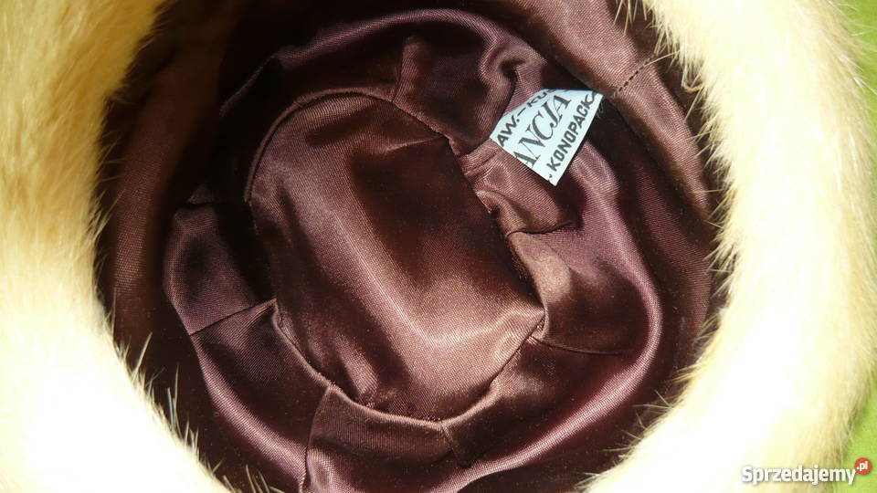 Czapka z nutrii śląskie