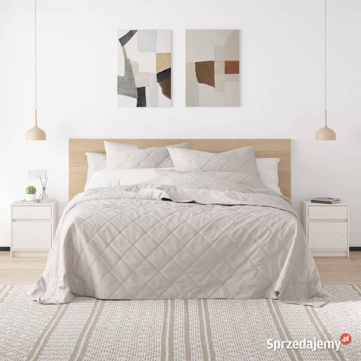 Szafka nocna biała 40x31x50 lite drewno sosnowe Warszawa