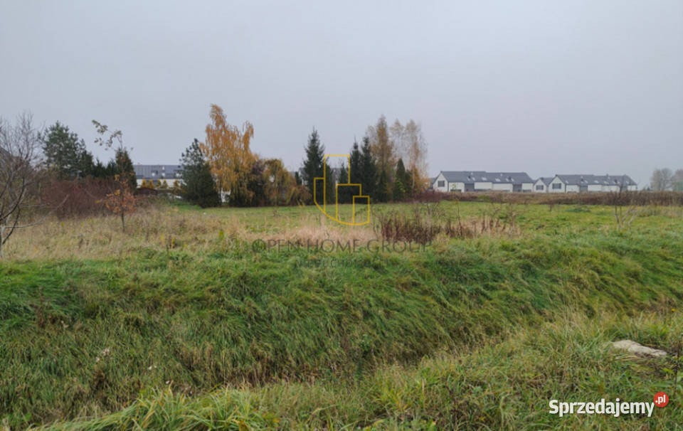 Domasław Bielany działka budowlana 1550 m2 asfalt