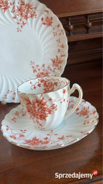 Patera Dawid ChapmanSons 1896 r Porcelana i szkło Gdańsk