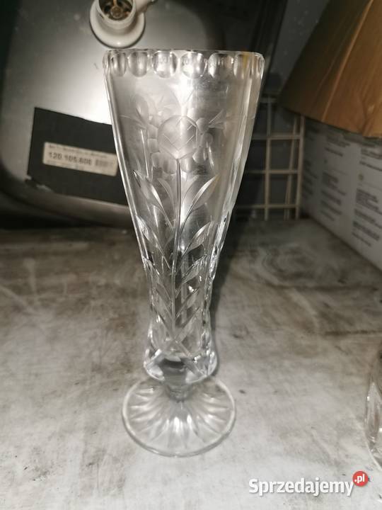 Szklany wazon Nowy Tomyśl sprzedam