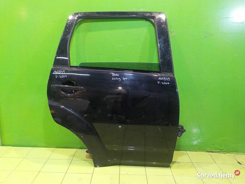 PEUGEOT 4007 22 HDI 08r 5D drzwi prawe tyl sprzedam