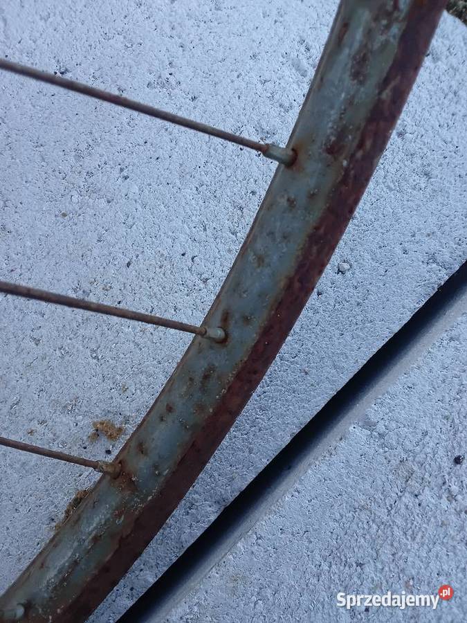 Koło zabytkowy rower 5 warmińsko-mazurskie Milejewo