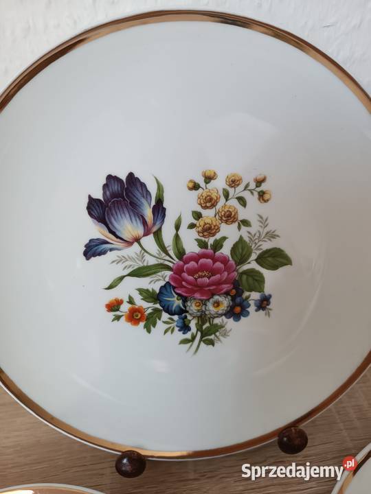 Talerze dekoracyjne porcelana funstenberg sprzedam