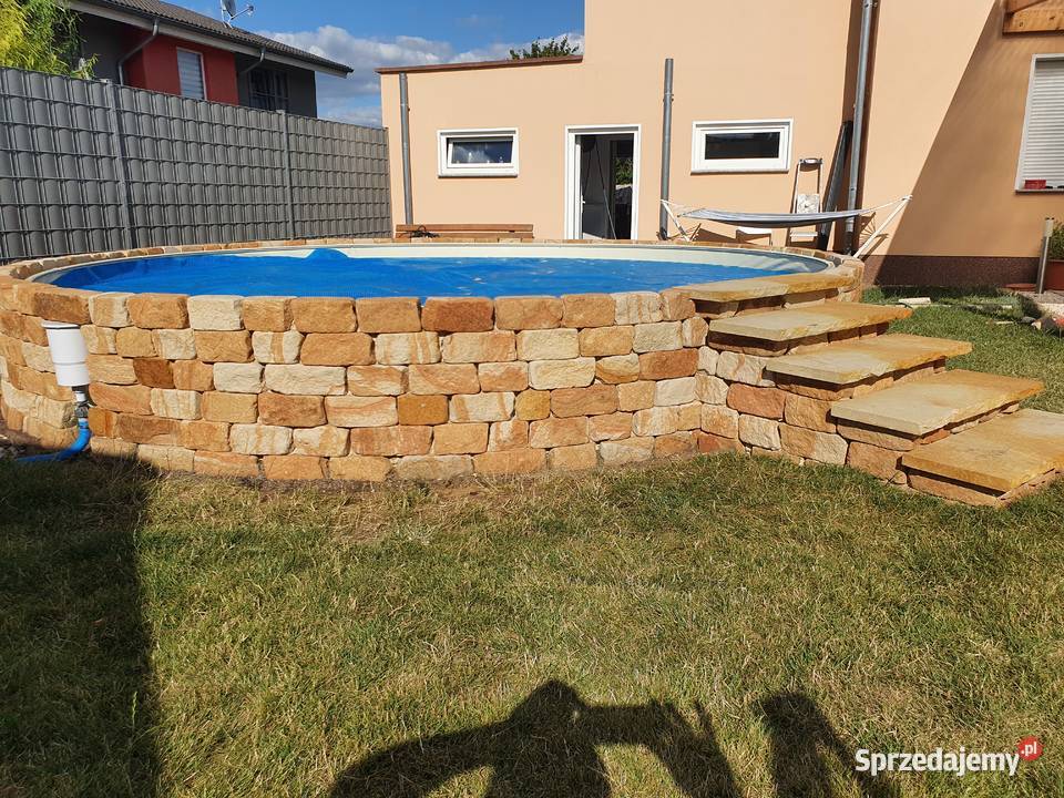 Kamień murowy na murki do wykończenia basenu Wielgomłyny