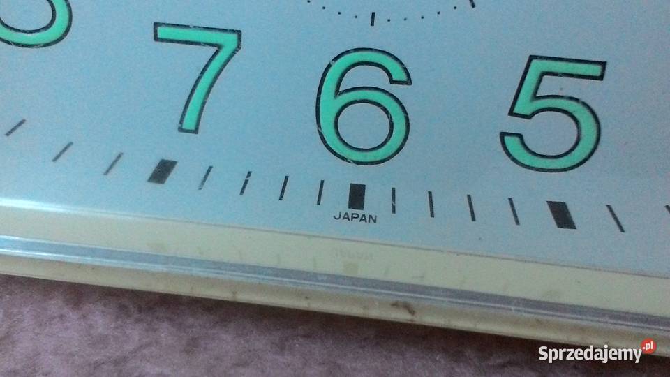 Japoński zegarek Budzik z lat 80tych TIMEX Płońsk