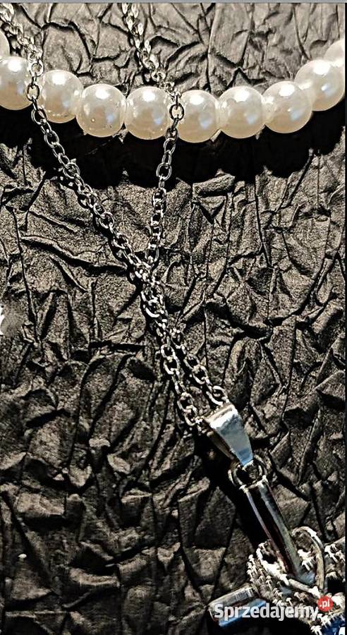 Naszyjnik Krzyżyk Wisiorek Zawieszka Metal