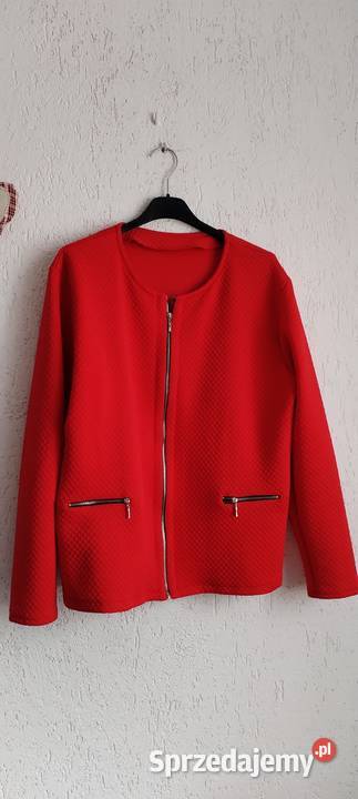 Pikowana narzutka kurteczka żakier r 50 Moda i Styl Równe