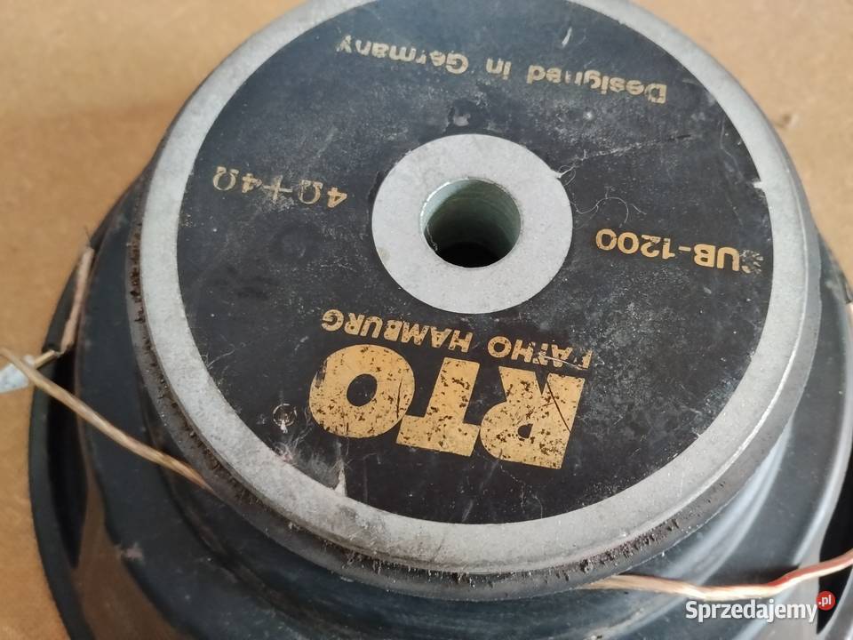 RTO dwócewkowy głośnik basowy Jawor