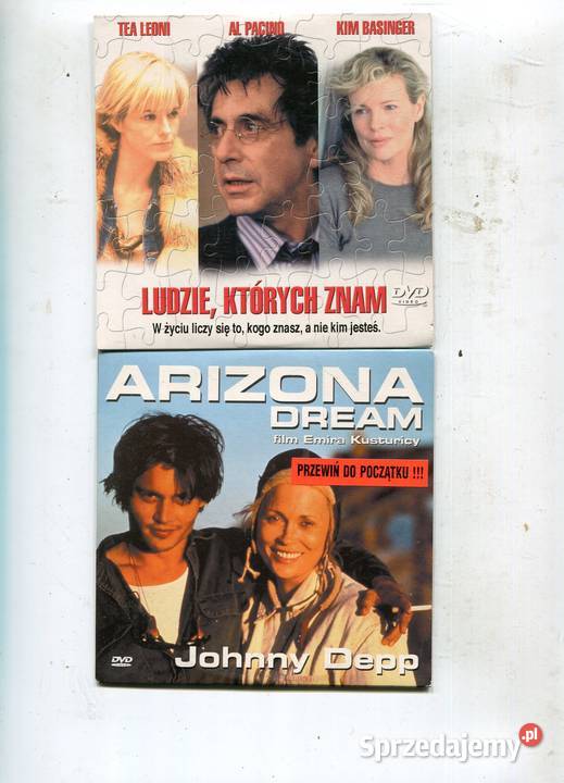 Ludzie których znam Arizona dream 2 Filmy DVD Filmy zachodniopomorskie Szczecin sprzedam