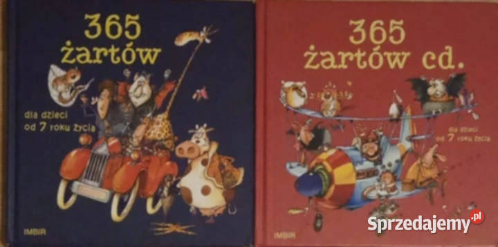 365 żartów i 365 żartów cd dzieci 7 roku życia twarda Aleksandrów Łódzki