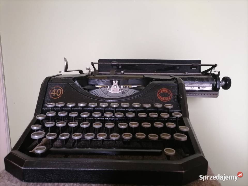 Stara maszyna do pisania z lat 40 tych Pozostałe Kraków