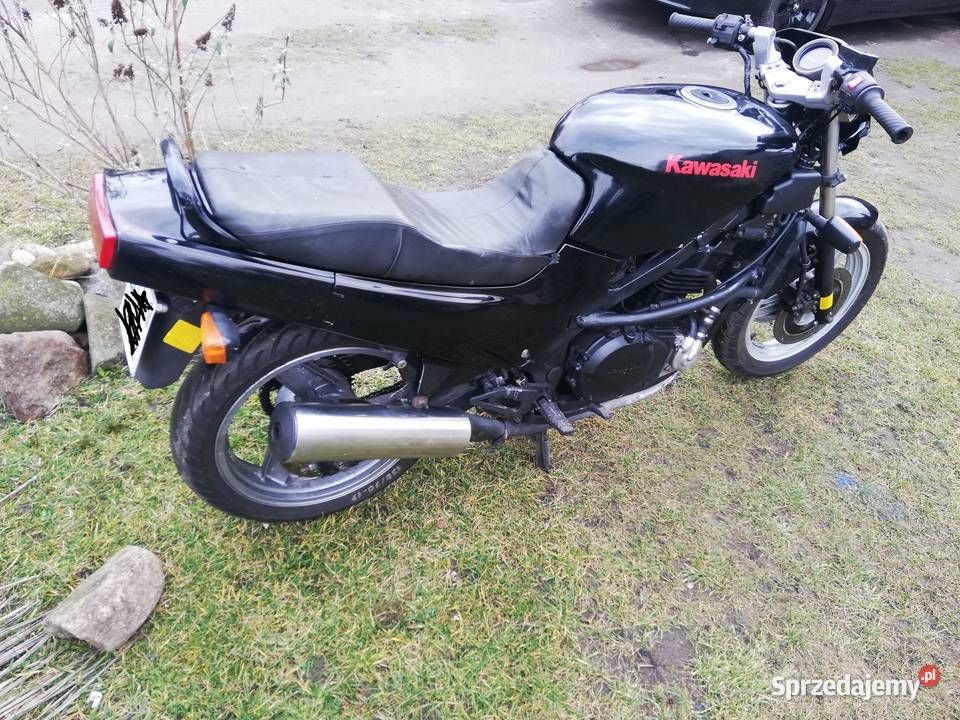 Kawasaki EX500 na A2 25Kw w dowodzie EXGPZER5 Kawasaki Piękne Kąty