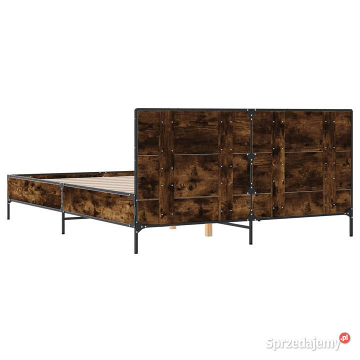 Rama łóżka przydymiony dąb 150x200 WM3280004 80cm Łóżka Dom i Ogród Warszawa