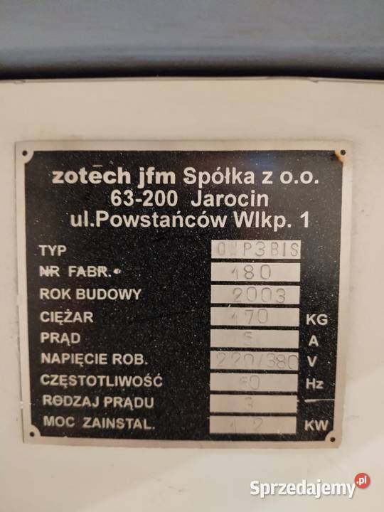 Okleiniarka Zotech do krzywych krawędzi Wejherowo