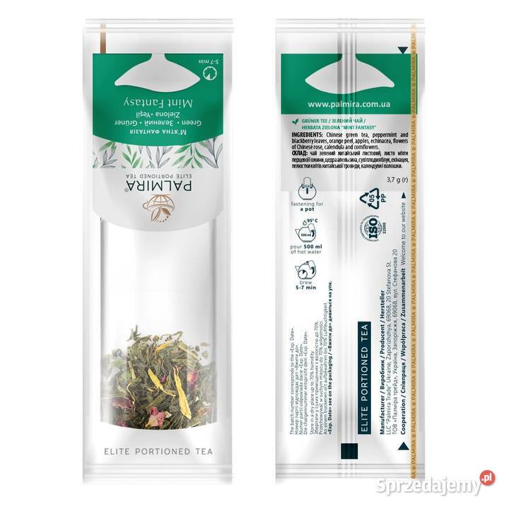 Palmira Mint fantasy liściasta zielona herbata Herbata Bydgoszcz