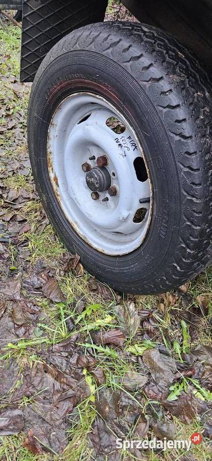 Koło Fiat 125pPolonez Borewicz na kołpaki chrom stalowe Barlinek