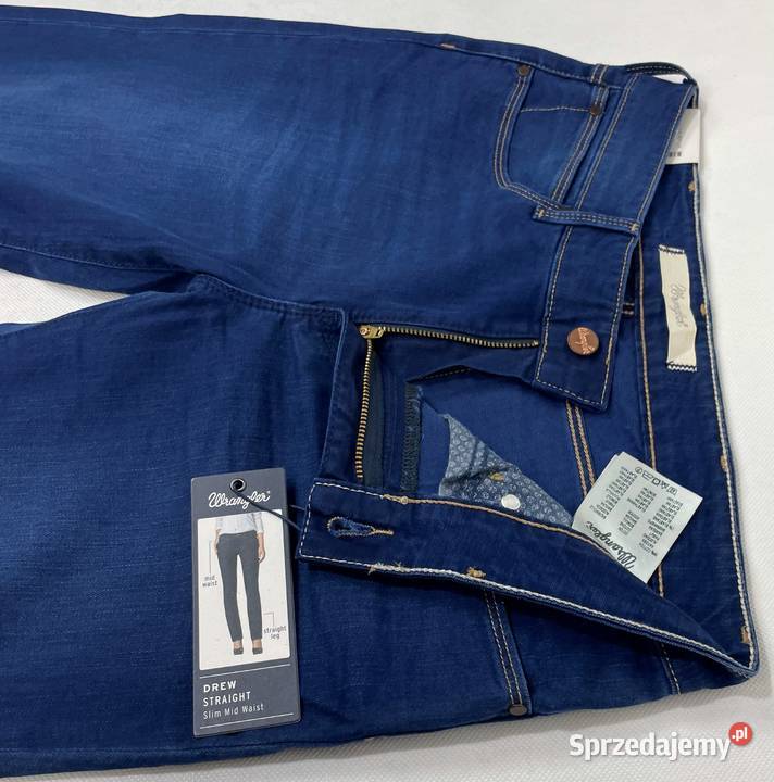 Spodnie damskie Wrangler Drew Sea Bird W28 L34 warmińsko-mazurskie Pisz