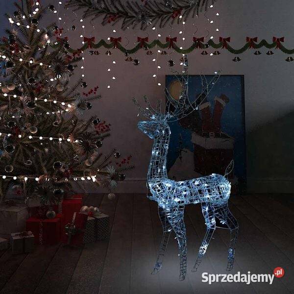 vidaXL Świąteczny renifer akrylowy 140 zimnych Warszawa