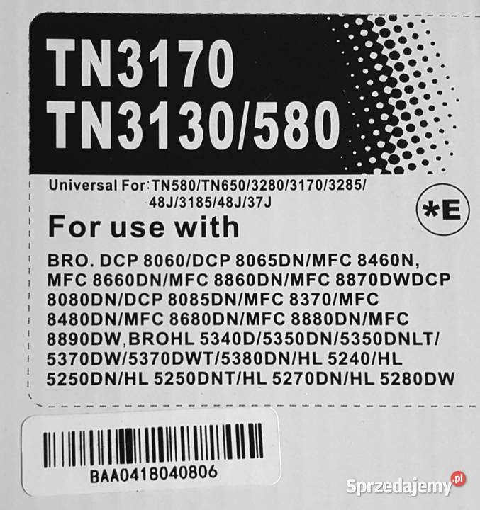 Toner TN3170 do drukarki Brother TN3170 Legnica