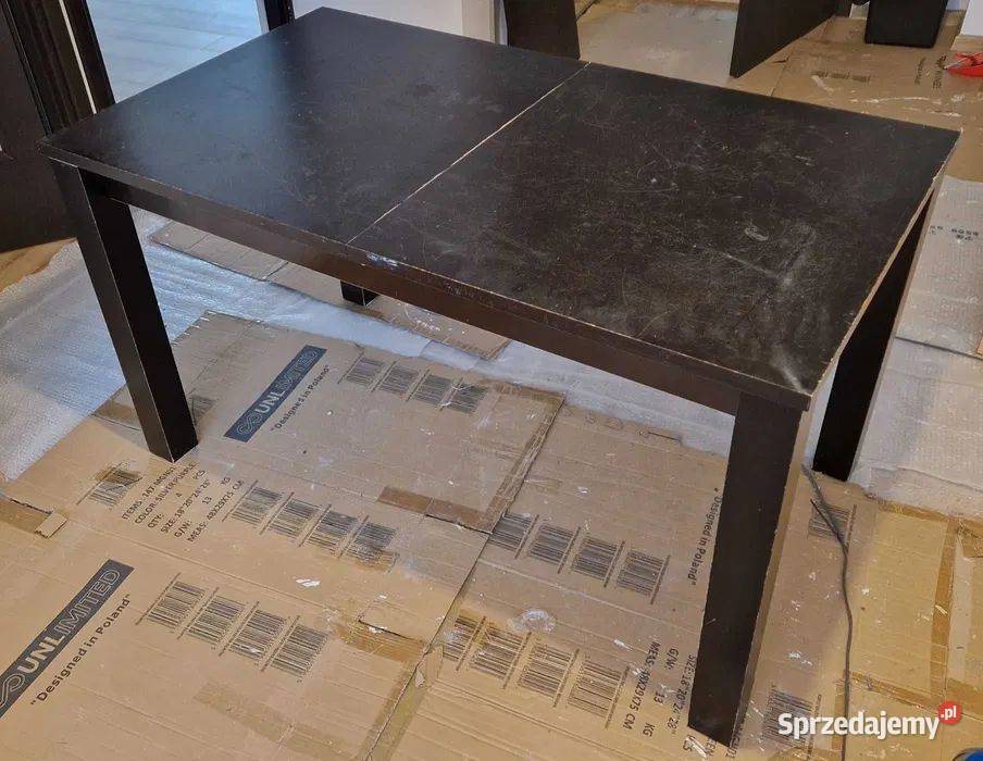 Stół prostokątny rozkładany 140x80 WENGE Ustroń