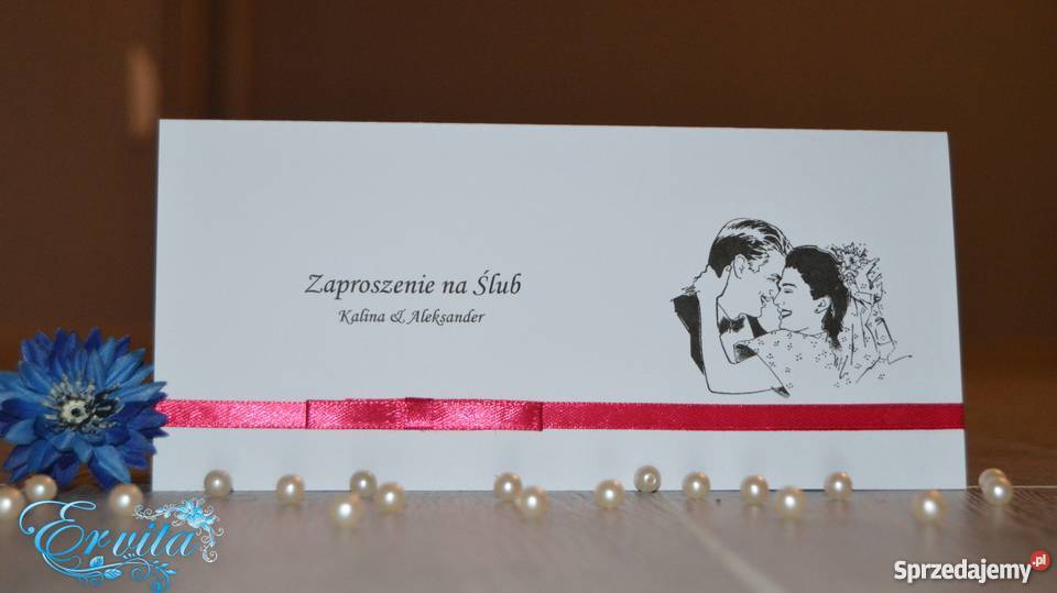 Zaproszenia ślubne Grabianów
