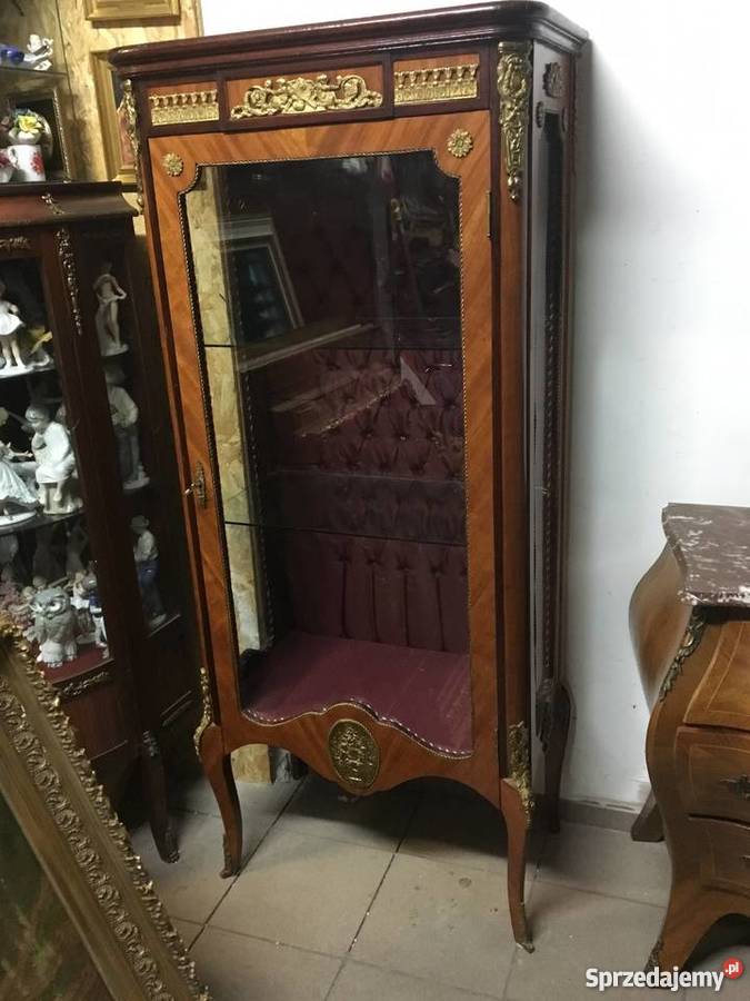 Witryna Gablora Ludwik bogato zdobiona zachodniopomorskie Dobrzany