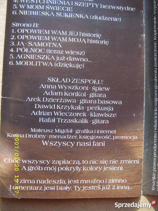 Pop kaseta ŁZYW ZWIAZKU Z SAMOTNOSCIA Wołów