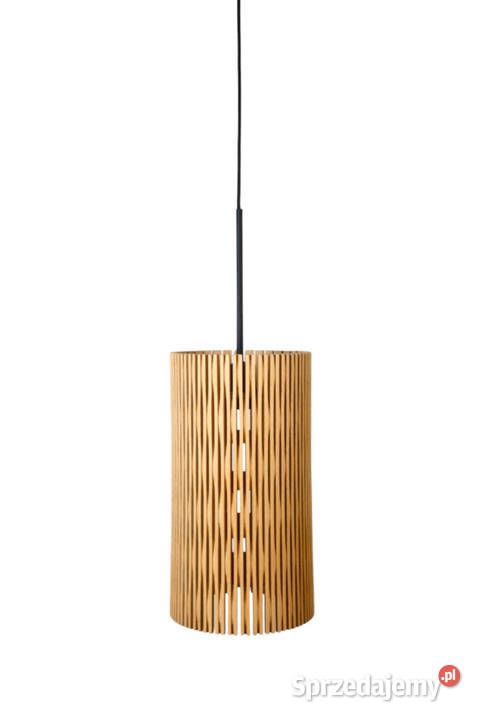Drewniana lampa wisząca ROLGEN Nowe