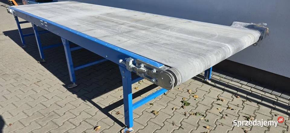 Podajnik taśmowy taśmociąg stół produkcyjny nieuszkodzony Taśmociągi i podajniki Wojnowice