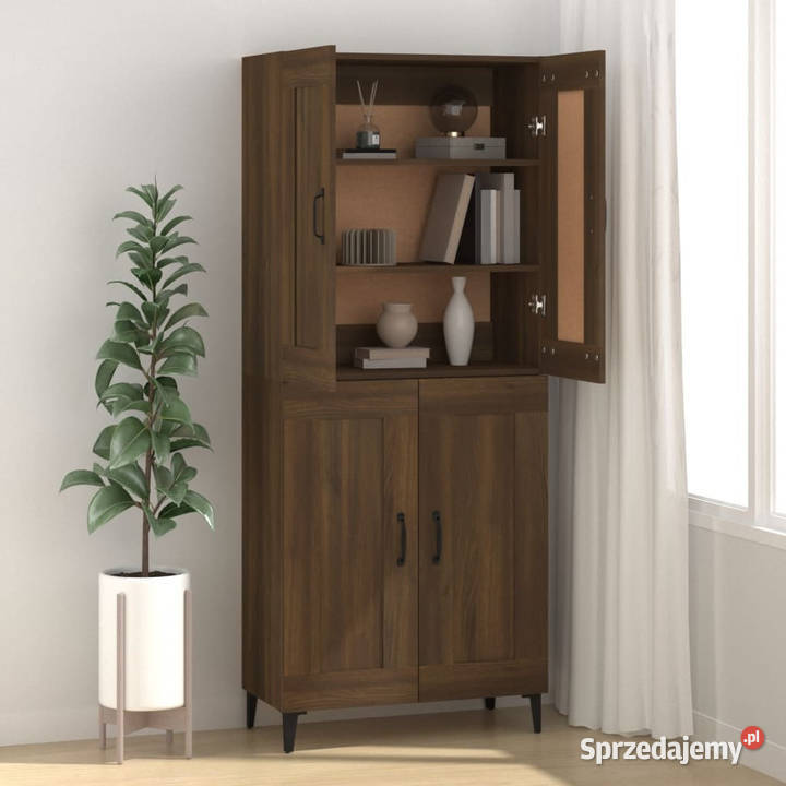 Szafka brązowy dąb 695x34x90 materiał sprzedam
