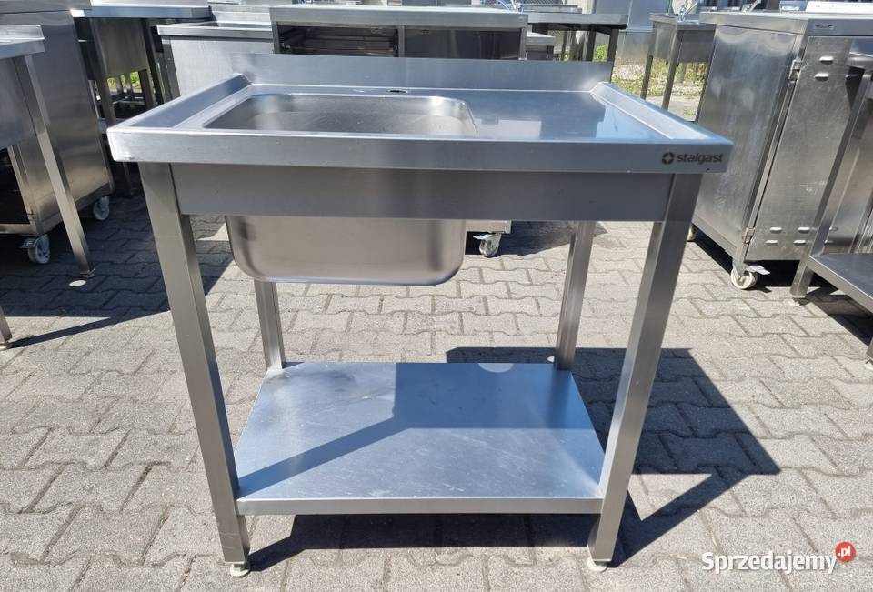 Zlew 1 Kom Z Blatem i Półką 806085 M814 N Gastronomia Nowe Skalmierzyce
