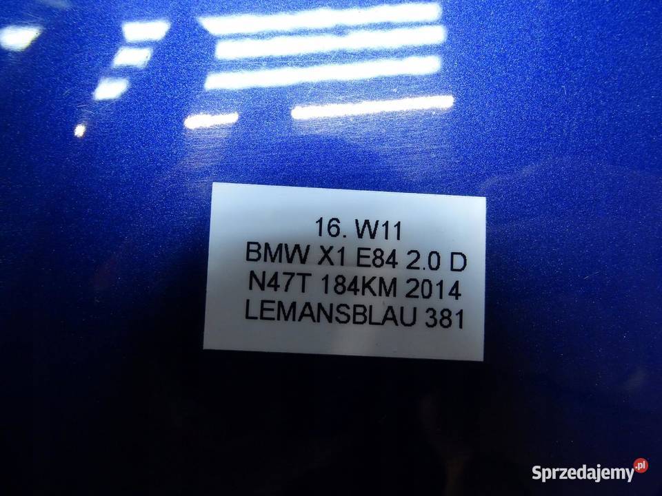 DRZWI LEWY PRZÓD LEWE PRZEDNIE LE MANS BLAU 381 Drzwi małopolskie
