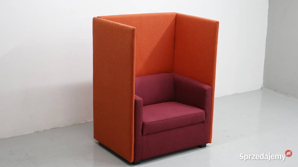 TNF WYGODNY FOTEL OKAZJA bordowa tkanina klubowy Dom i Ogród Poznań