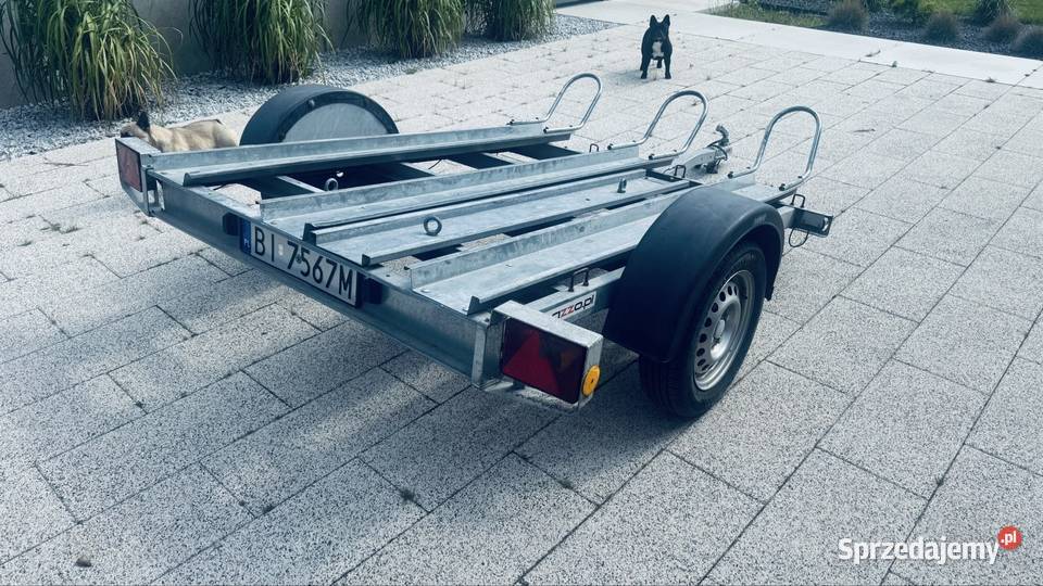 Przyczepa motocyklowa przyczepka do motorów 579kg podlaskie Białystok sprzedam