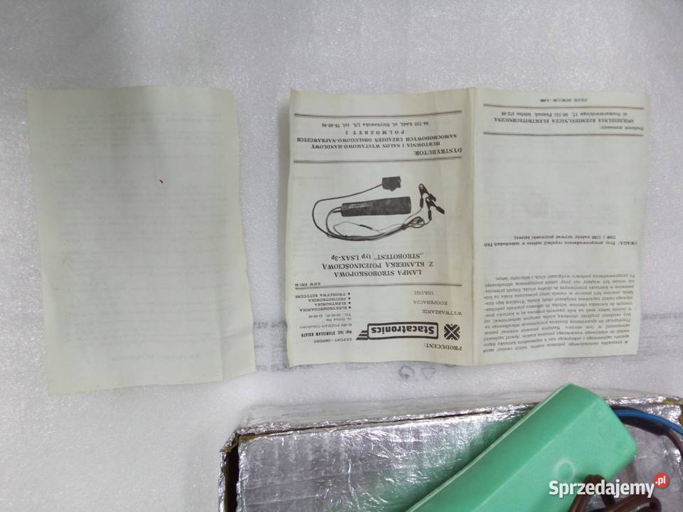 Lampa stroboskopowa PRL Fiat 126p 125p Polonez Przemyśl