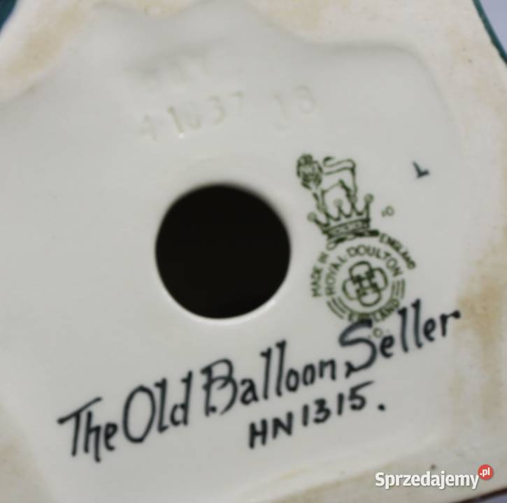 ROYAL DOULTON THGE OLD LADY BALOON Porcelana i szkło Gdańsk